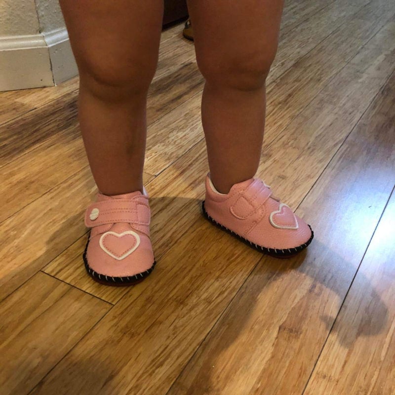 HsdsBebe Baby Boys Girls Pu Leather Hard Bottom Walking Sneakers Toddler Rubber Sole First Walkers Infant Cartoon Slippers Crib Shoes(12-18 Months) - Image 2